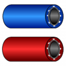 Tubo autoserrante LOCKFLEX NBR/PVC - In bobina
