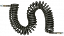 Spirale in poliuretano/PVC : con raccordi maschi fissi speciale ambiente SALDATURA